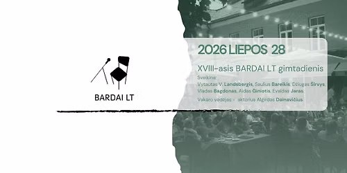 ARTISTAI GYVAI | 18-asis BARDAI LT gimtadienis