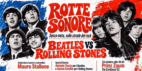 Rotte sonore: Beatles vs Rolling Stones