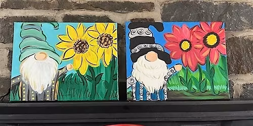 May 26th Paint n Sip Gnome Theme Mix & Makers- Flower Pots