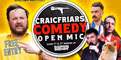 Craicfriars Comedy OPEN MIC ft. Paddy Linton & Chris Thorburn