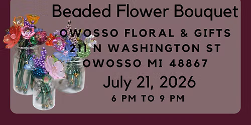 Beaded Flower Bouquet