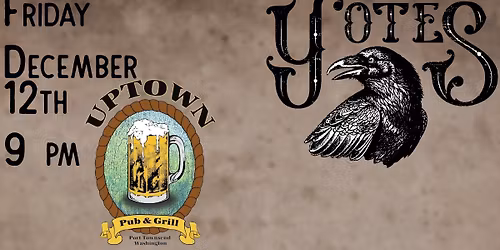 Yotes - Rockabilly, Country, and Americana - Uptown Pub