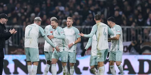 SV Werder Bremen vs Hamburger SV at Weserstadion