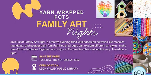 Yarn Wrapped Pots