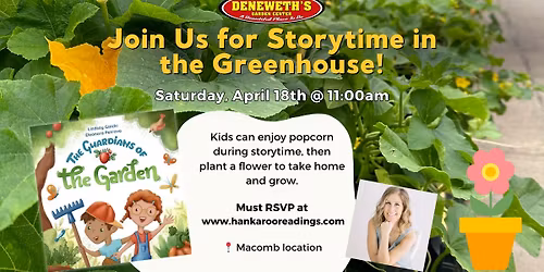 Storytime in the Greenhouse!