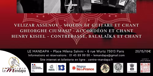 Gashka trio - Balkans klezmers et tziganes