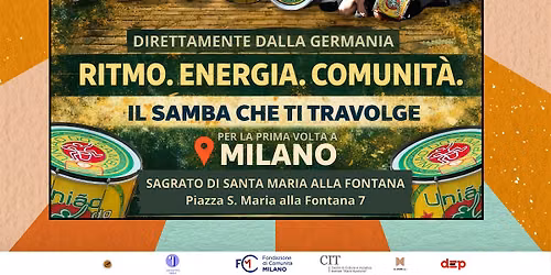Uni\u00e3o do Samba in concerto gratuito a Milano