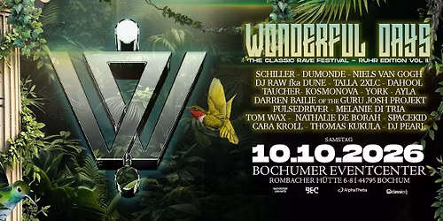 Wonderful Days - The Classic Rave Festival - Ruhr Edition Vol II