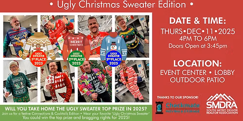 December Connections & Cocktails - Ugly Christmas Sweater Edition