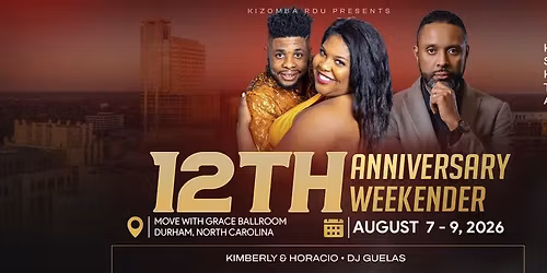 KizombaRDU 12th Anniversary Weekender | August 7-9, 2026