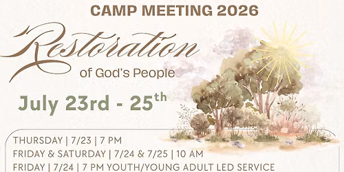 Camp Meeting 2026