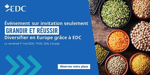 Grandir et R\u00e9ussir\u202f: Diversification en Europe avec EDC \u2013  SIAL