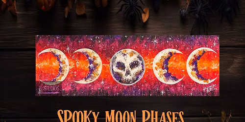 Spooky Moon Phases Tipsy Painting Class