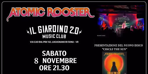 Atomic Rooster - presentazione del nuovo album Circle The Sun