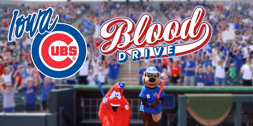 Iowa Cubs Blood Drive