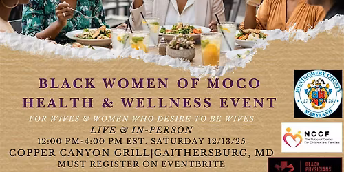 BLACK WOMEN OF MOCO HEALTH & WELLNESS EVENT