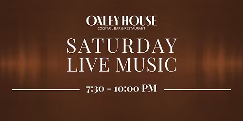 Live Music at the Oxley House: JP Chandler
