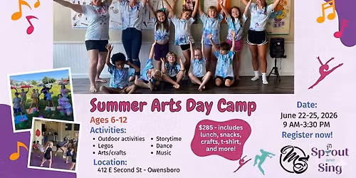 Summer Arts Camp | Ages 6-12