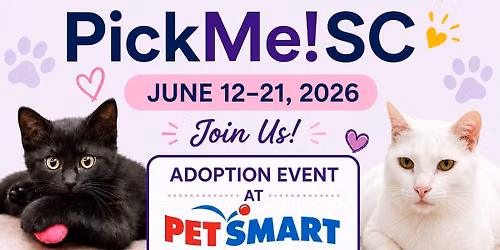GREENWOOD Petsmart PickMe! SC Adoption Event