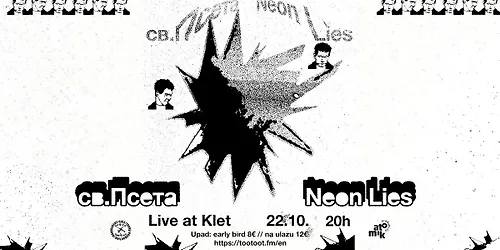 Atomik x Crnilo Sv. Pseta Neon Lies u Kleti