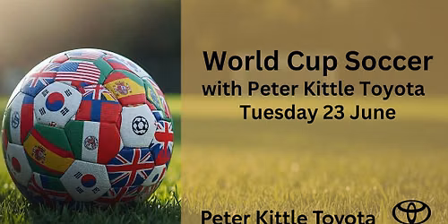 FIFA World Cup with Peter Kittle Toyota
