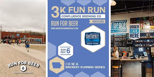 3k Beer Run x Confluence Brewing| 2026 IA Brewery Running Series