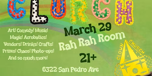 Clown Church Variety Show- Live at Rah! Rah! Room