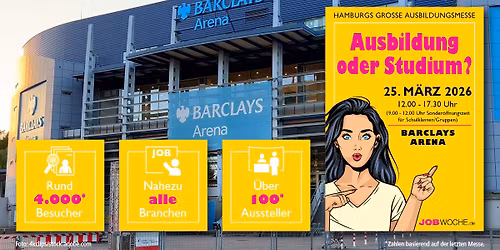 Ausbildungsmesse Hamburg 2026 - Ausbildung & Studium