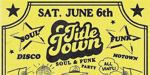 TITLE TOWN Soul & Funk Party at Spirit