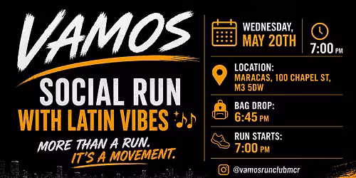 Vamos Manchester - Social 5K Run with Latin Vibes