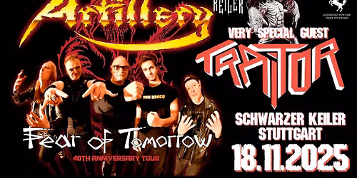 \u2020 LIVE: Artillery \u2020 Traitor \u2020 Schwarzer Keiler Stuttgart