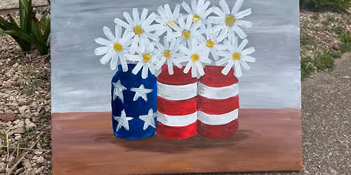 9\/4\/26- Painting With Sam- Patriotic Jars