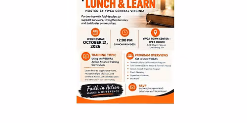 YWCA Pastor Lunch and Learn