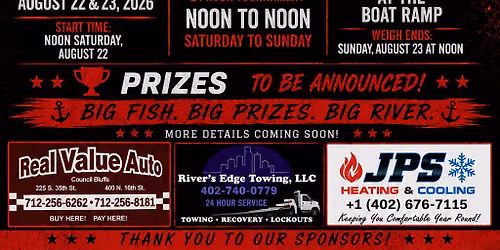 1st Annual Anchor Inn Missouri River Catfish Tournament 