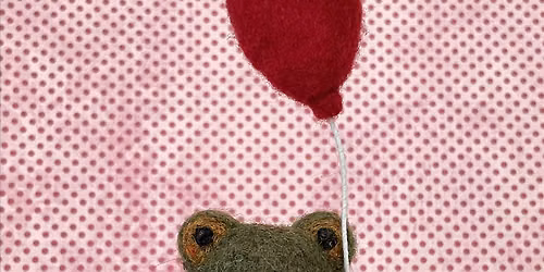 Needle Felting Class - Finley the Frog: Big Day Out at Swan Island Dahlias