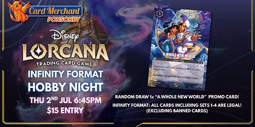 CM Ponsonby - Disney Lorcana Infinity Format Hobby Night