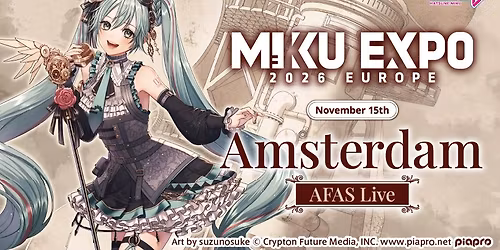 MIKU EXPO 2026 EUROPE in Amsterdam