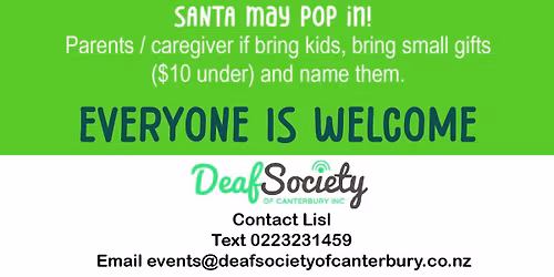 Deaf Club Kids Christmas Party