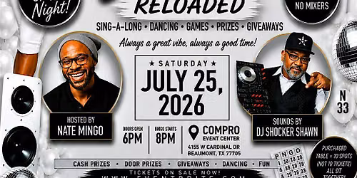 R&B and Hip-Hop Bingo - All White Everythang - Reloaded