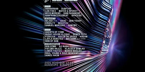 BÓNUSZ Electronic Music Festival 2026 - official event