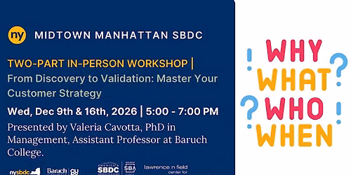 From Discovery to Validation: Master Your Customer Strategy [In-Person]