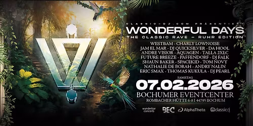 Wonderful Days - The Classic Rave - Ruhr Edition