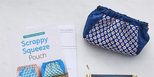 Zakka Workshop Class \u2013 Scrappy Squeeze Pouch