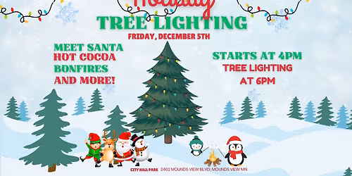 Mounds View Tree Lighting