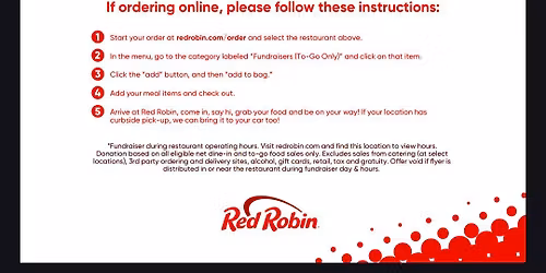 Red Robin Fundraiers