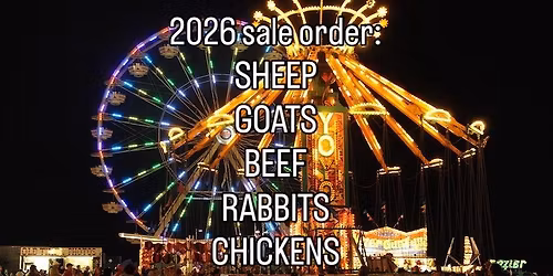 2026 Marion County Junior Livestock Auction