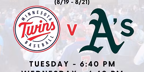 Minnesota Twins at Athletics at Sutter Health Park