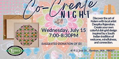 Co-Create Night: Kolam - Connect the Dots!