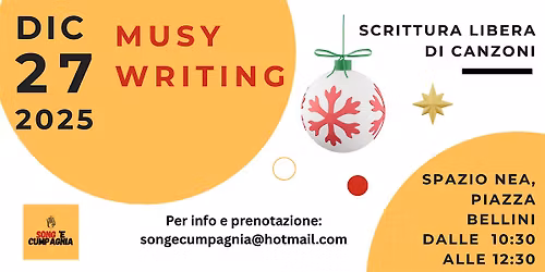 MusyWriting \u2013 Uno spazio dedicato alla scrittura musicale libera e creativa