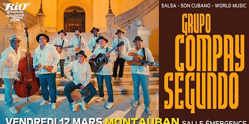 Concert - grupo COMPAY SEGUNDO (salsa - son cubano) @ \u00c9MERGENCE - Montauban (82)